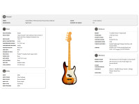 Fender 75th Anniversary American Professional PJ Bass Rosewood Fingerboard 2-Color Sunburst Fender 75th Anniversary American Professional PJ Bass Rosewood Fingerboard 2-Color Sunburst